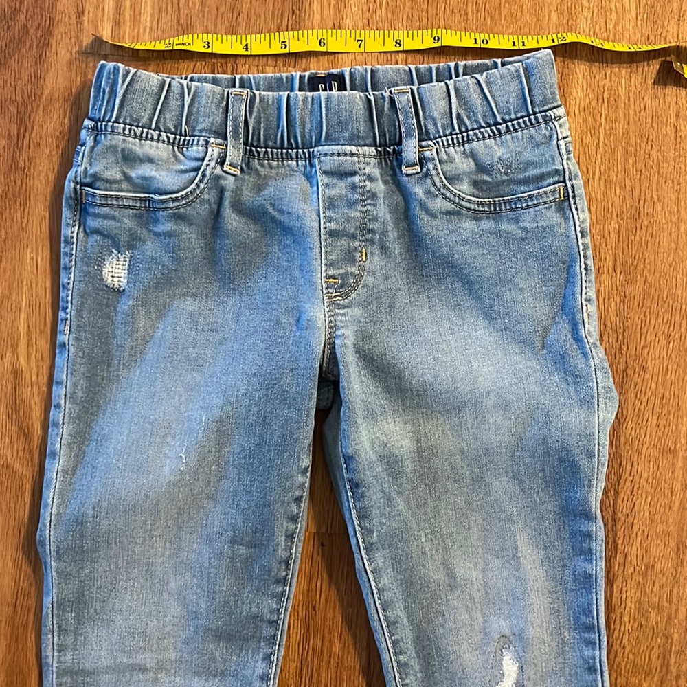GAP Denim girls distressed jeggings